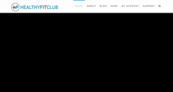 Desktop Screenshot of healthyfitclub.com